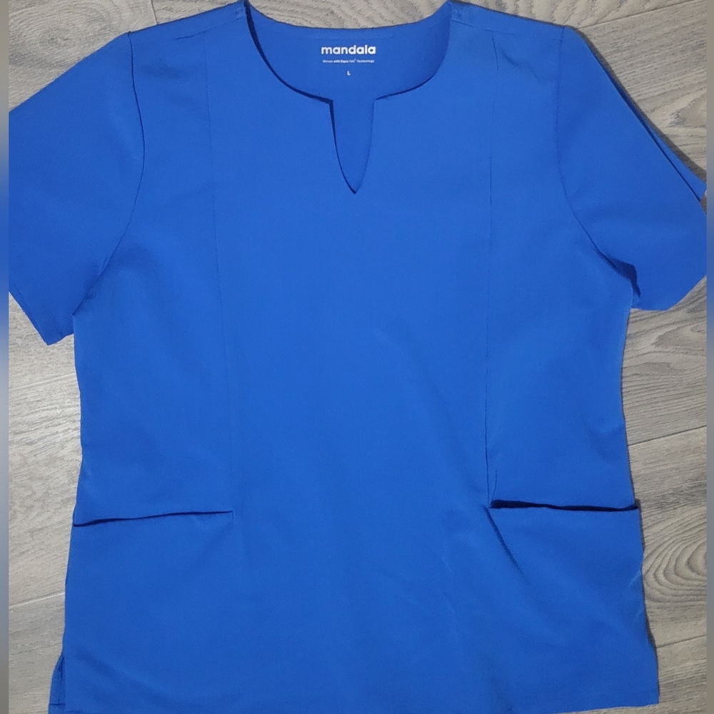 Two Large Mandala Scrub Tops